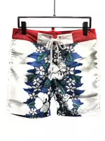 acheter shorts de bain hommes dsquared2 flower white